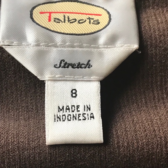 Talbots Brown Corduroy Pea Coat - Picture 6 of 6